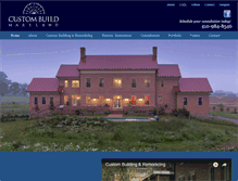 Tablet Screenshot of custombuildmd.com